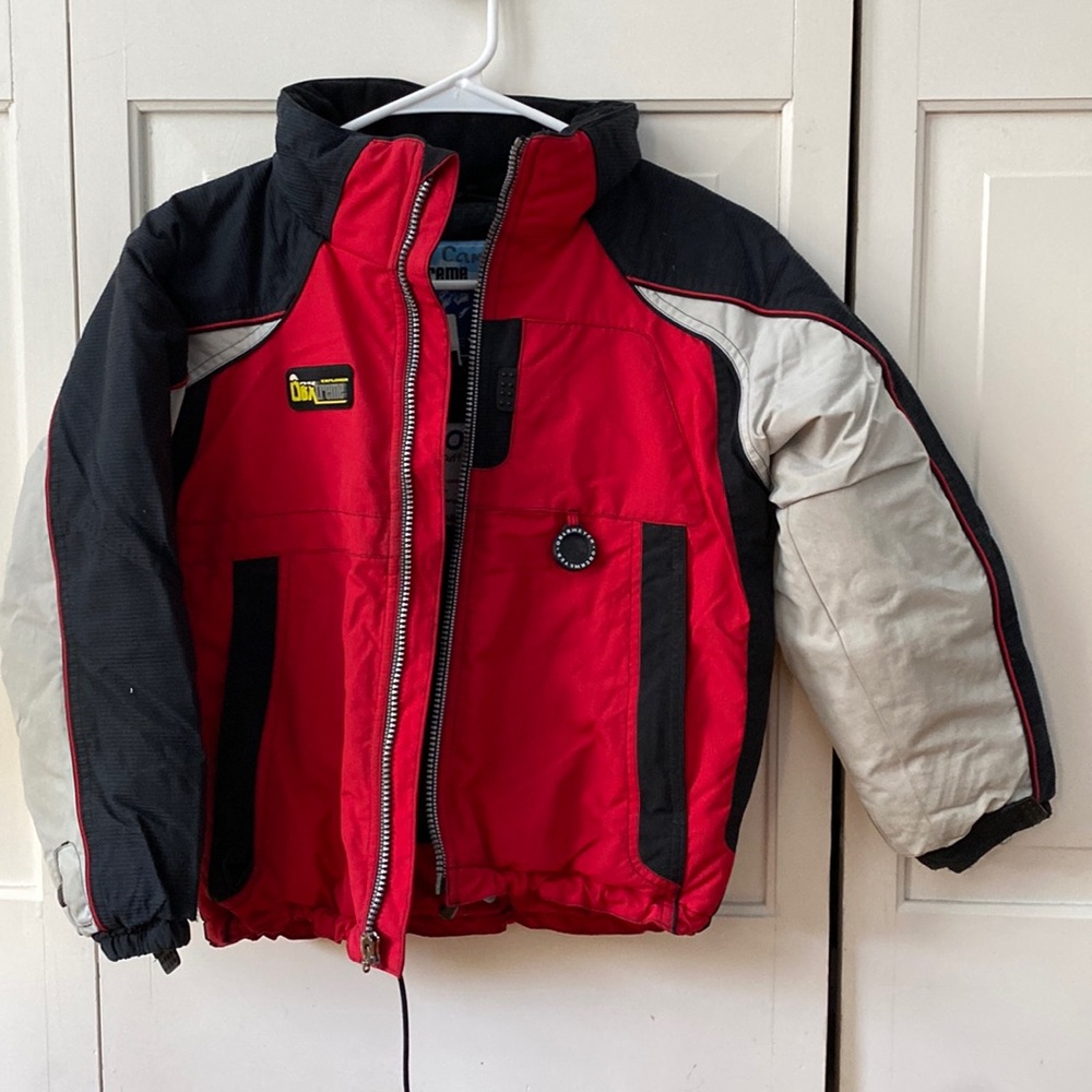 Obermeyer black and red snow jacket